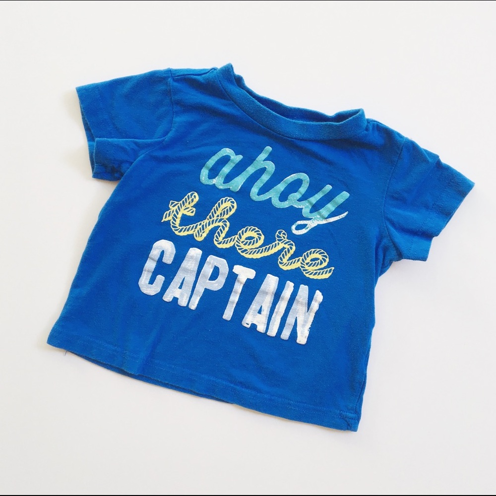 First Impressions AHOY THERE CAPTAIN Tshirt (18mo)